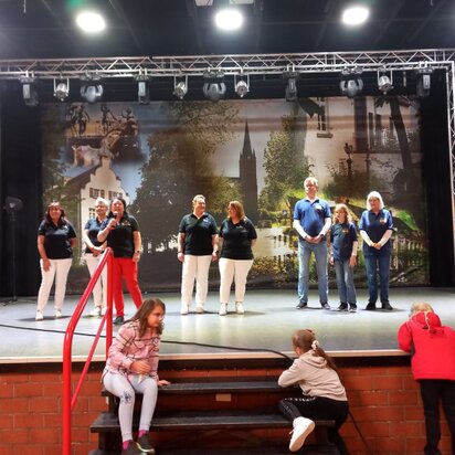 Auftritt beim Sommerfest der Funken Rot-Weiss Gleuel