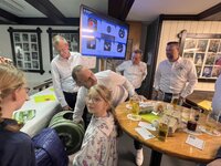 Leonie Longerich (kommende Kindertollität Gleuel) erzielt beim Osterschießen der Schützen in Fischenich mehr Punkte als Ihr Prinzenführer Johannes