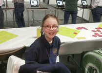 Leonie Longerich (kommende Kindertollität Gleuel) erzielt beim Osterschießen der Schützen in Fischenich mehr Punkte als Ihr Prinzenführer Johannes